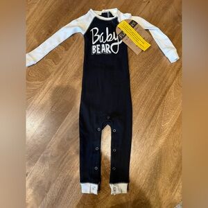 NWT lazy one baby pajamas baby bear